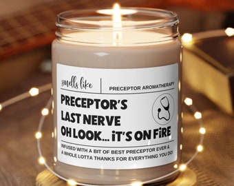 Nurse Preceptor Candle Gift, Thank You Gift For Nurse Preceptor, Funny Nurse Graduation Gift For New Nurse, Preceptor Gift For Nursing Boss