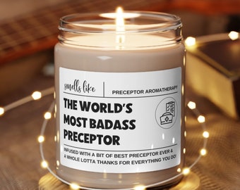 Nurse Preceptor Candle Gift, Thank You Gift For Nurse Preceptor, Funny Nurse Graduation Gift For New Nurse, Preceptor Gift For Nursing Boss