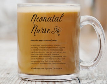 NICU Nurse Mug Gift, Neonatal Nurse Practitioner Coffee Mug Appreciation Gifts, Nurse Appreciation Nicu Intensive Care Unit Personalized Cup
