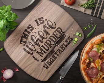 Funny Cutting Board For Mom, Walnut Cutting Board Mother's Day Gift, Engraved Cutting Board, Wooden Cutting Board Gift For Mom, Mothers Day