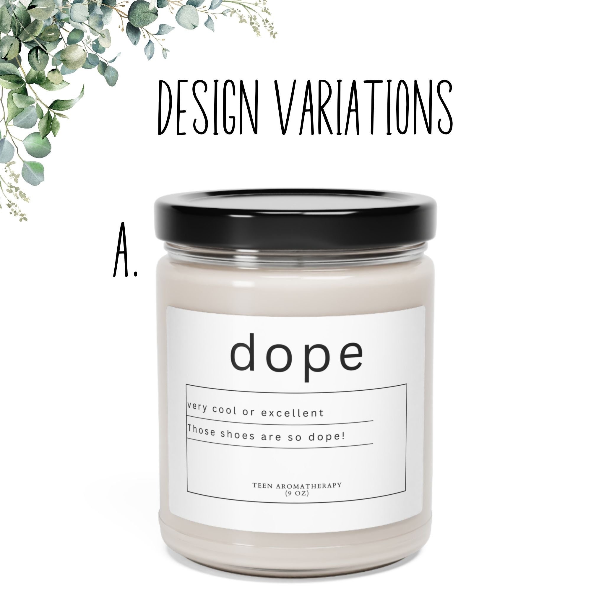 Funny Teen Candle, Scented Candle Gift, Candle Party Favors, Custom Candle Party Favors, Rizz