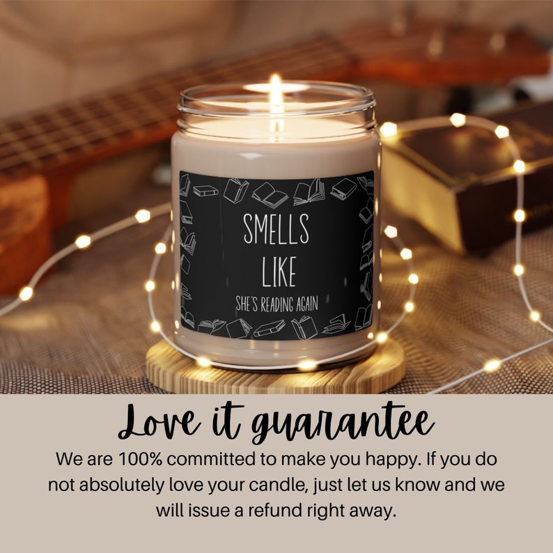 Personalized Reader Gift Funny Candle, Book Lover Gift, Custom Candle