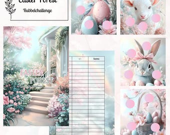 Easter Forest Sparchallenges | A6 Binder | Umschlagmethode