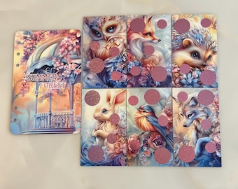 Summer Forest Savings Challenges | A6 Binder | Envelope Method
