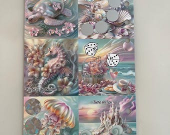 Mini Annual Challenge Beach Vibes | for A6 binders | envelope method