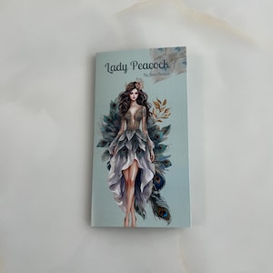Lady Peacock Sparchallenge | 3 in 1 Klappkarte | für A6 Binder | Umschlagmethode
