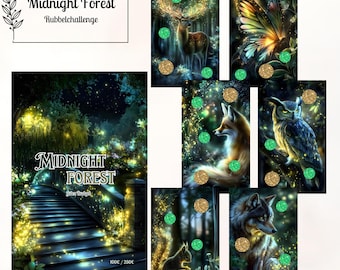 Midnight Forest Sparchallenges | A6 Binder | Umschlagmethode