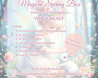Magical Spring Box (bitte einzeln bestellen) | für A6 Binder | Umschlagmethode