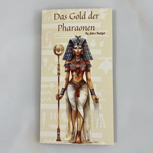 Das Gold der Pharaonen Sparchallenge | 4 in 1 Klappkarte | für A6 Binder | Umschlagmethode