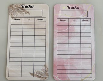 Tracker für A6 Binder | Umschlagmethode | Budgetvorlage
