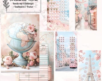 Around the World Bundle | for A6 binders | Envelope method