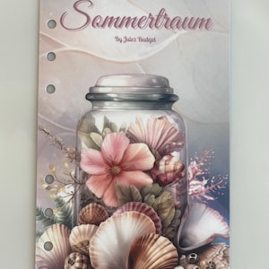 Sommertraum Sparchallenge | Zum einheften für den A6 Binder | Umschlagmethode
