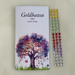 Geldbaum Sparchallenge | Spare 200 Euro |für A6 Binder | Umschlagmethode