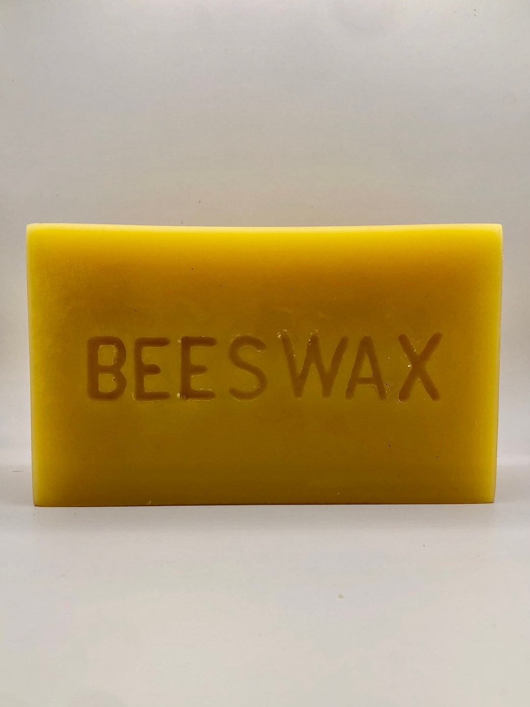 100 % Natural Beeswax 1 Pound Block. - Etsy