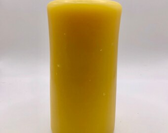100 % Natural Beeswax Candle Small Conical Cylinder ( 4.5 ounce )