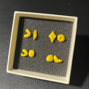 Climbing Hold Earrings – Handmade Mismatched Studs, Unique Climber Gift, Bouldering Jewelry