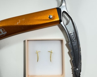 Abstract Ice Axe Earrings