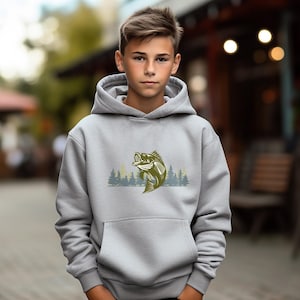 Youth fishing sweatshirts new arrivals