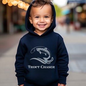 Kids Fly Fishing Hoodie Kids SEA RUN Hoodie Unisex Boy Girl Fishing Sweater Etsy