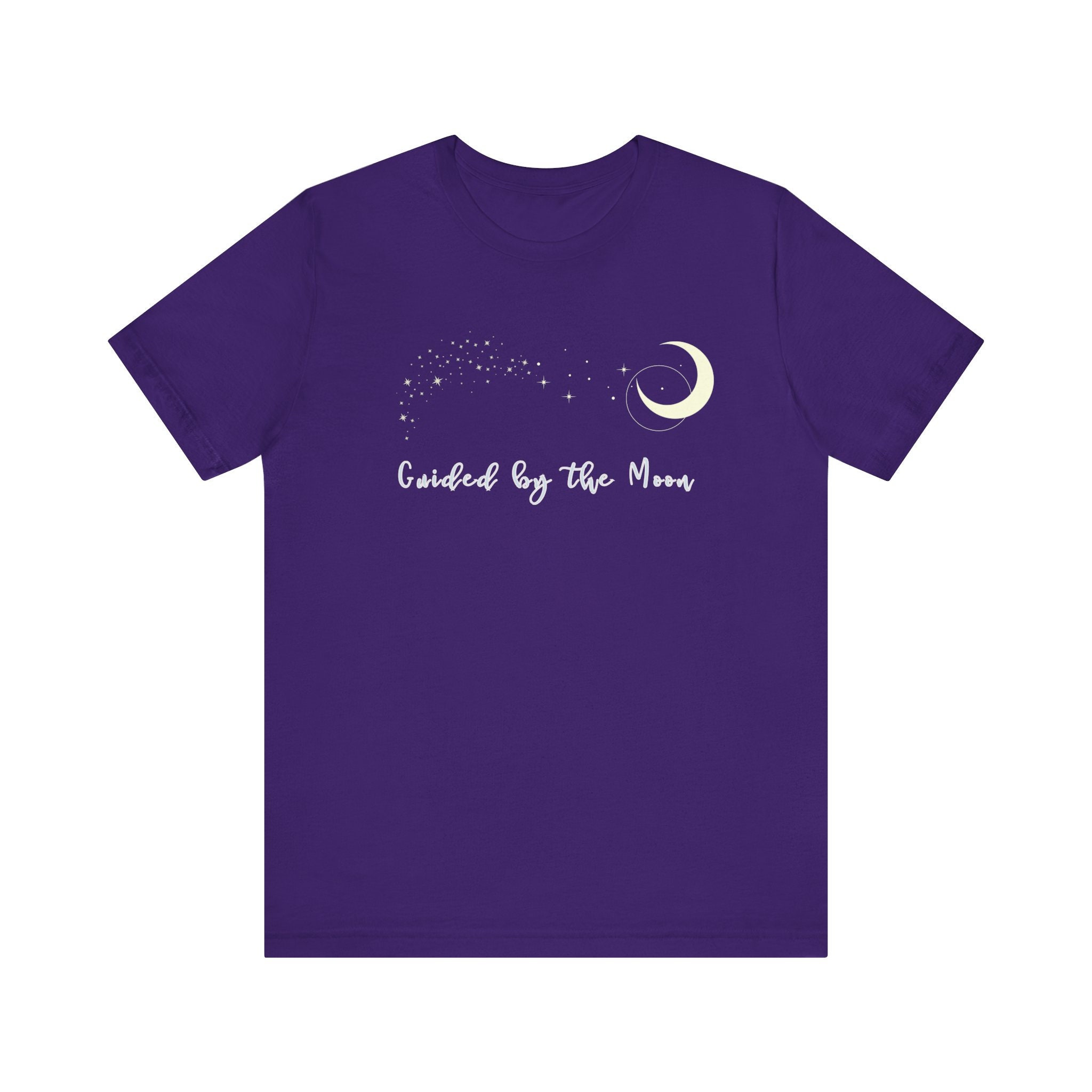 Women's Moon and Stars Shirt, Guided by the Moon, Moon Child