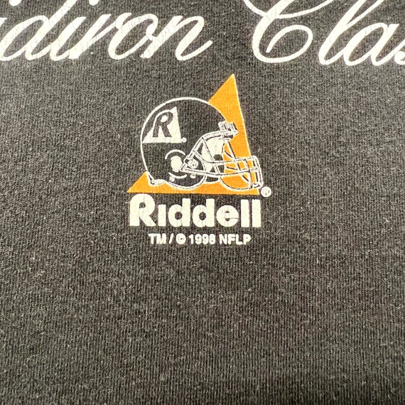 Vintage 1998 NFL Miami Dolphins Riddell Black T-S… - image 6