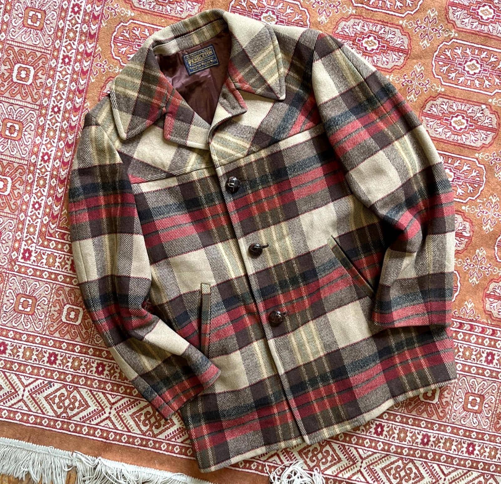 【超美品】【希少】【タグ付】2000s PENDLETON WOOL COAT Vintage Pendleton Wool Jacket – At the Sign of the Golden