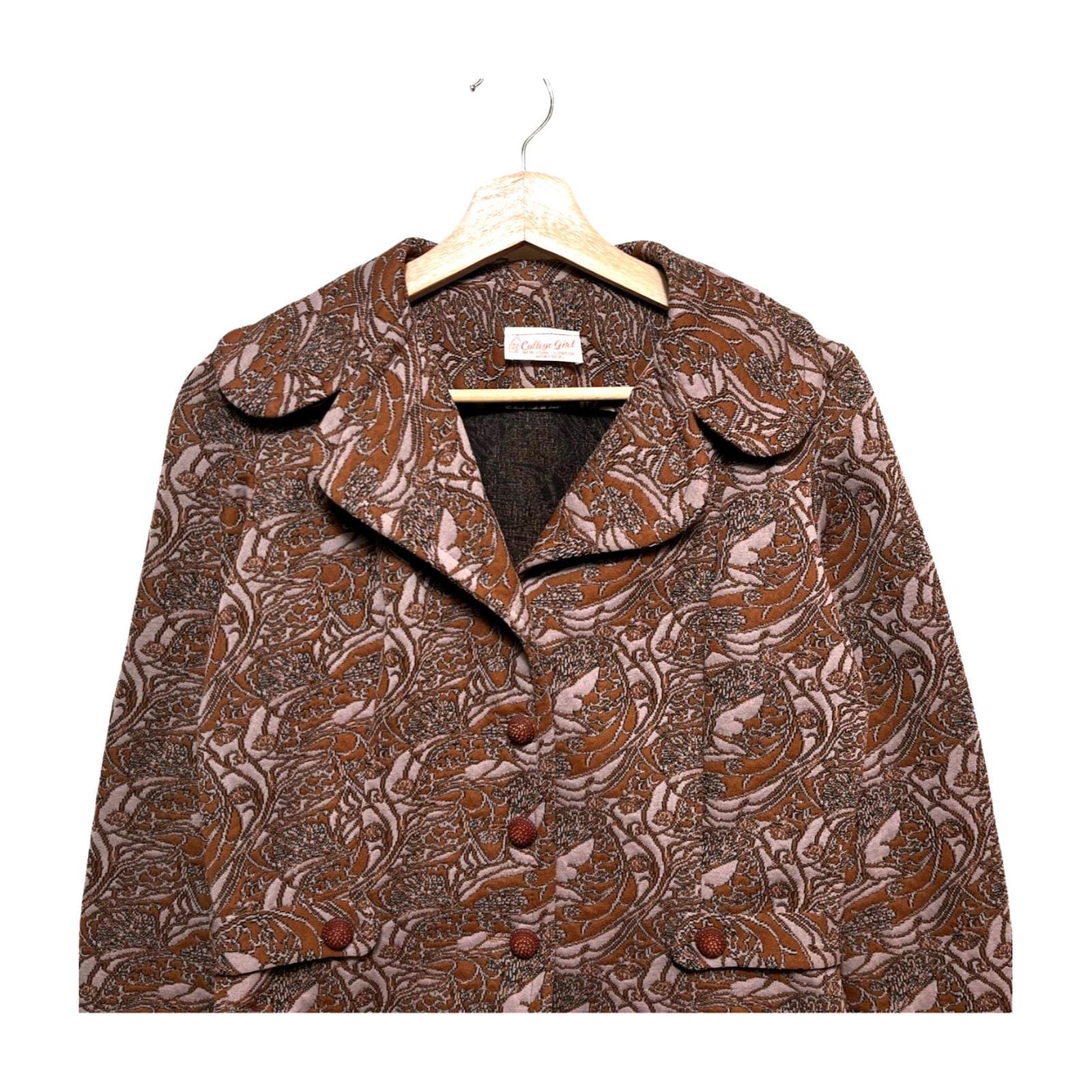 70s Paisley Coat - Etsy