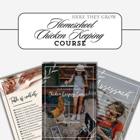 Homeschool Chicken Keeping Course