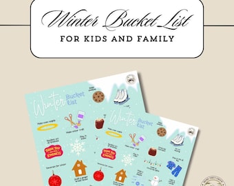 Winter Bucket List for Kids and Families