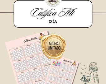 Rastreador Diario de Estado de Ánimo (Plantilla Imprimible)
