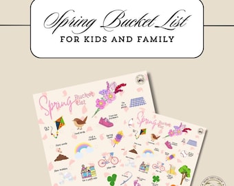 Spring Bucket List for Kids and Families