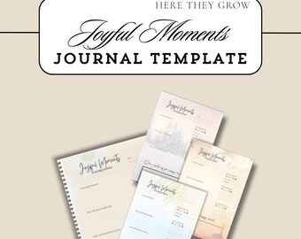 Joyful Moments Journal Template