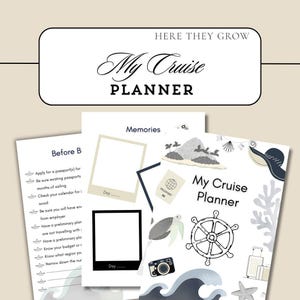 Printable Cruise Planner: Vacation Organizer (Digital Download)