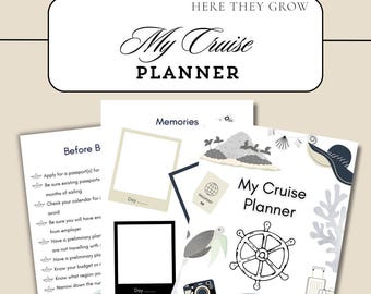 Printable Cruise Planner: Vacation Organizer (Digital Download)