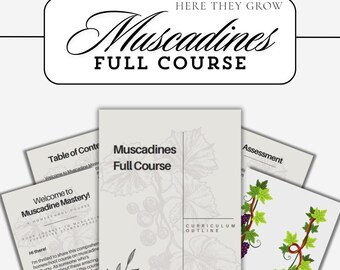 Muscadines Full Course Curriculum Outline