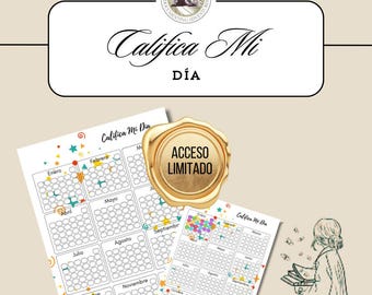 Rastreador Diario de Estado de Ánimo (Plantilla Imprimible)