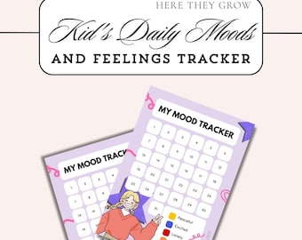 Kid's Daily Moods and Feelings Tracker