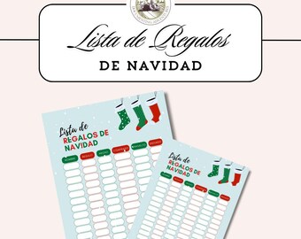 Christmas Gift List Printable Planner (A4)