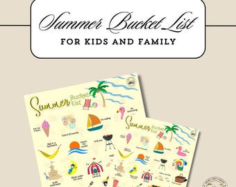 Summer Bucket List for Kids and Families