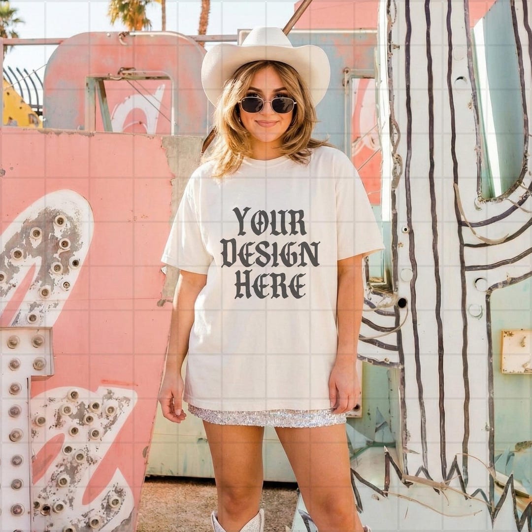 Ivory Retro Motif Statement Shirt