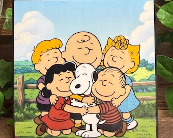 Peanuts home decor blocks