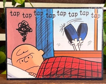 Charlie Brown and Snoopy home decor blocks