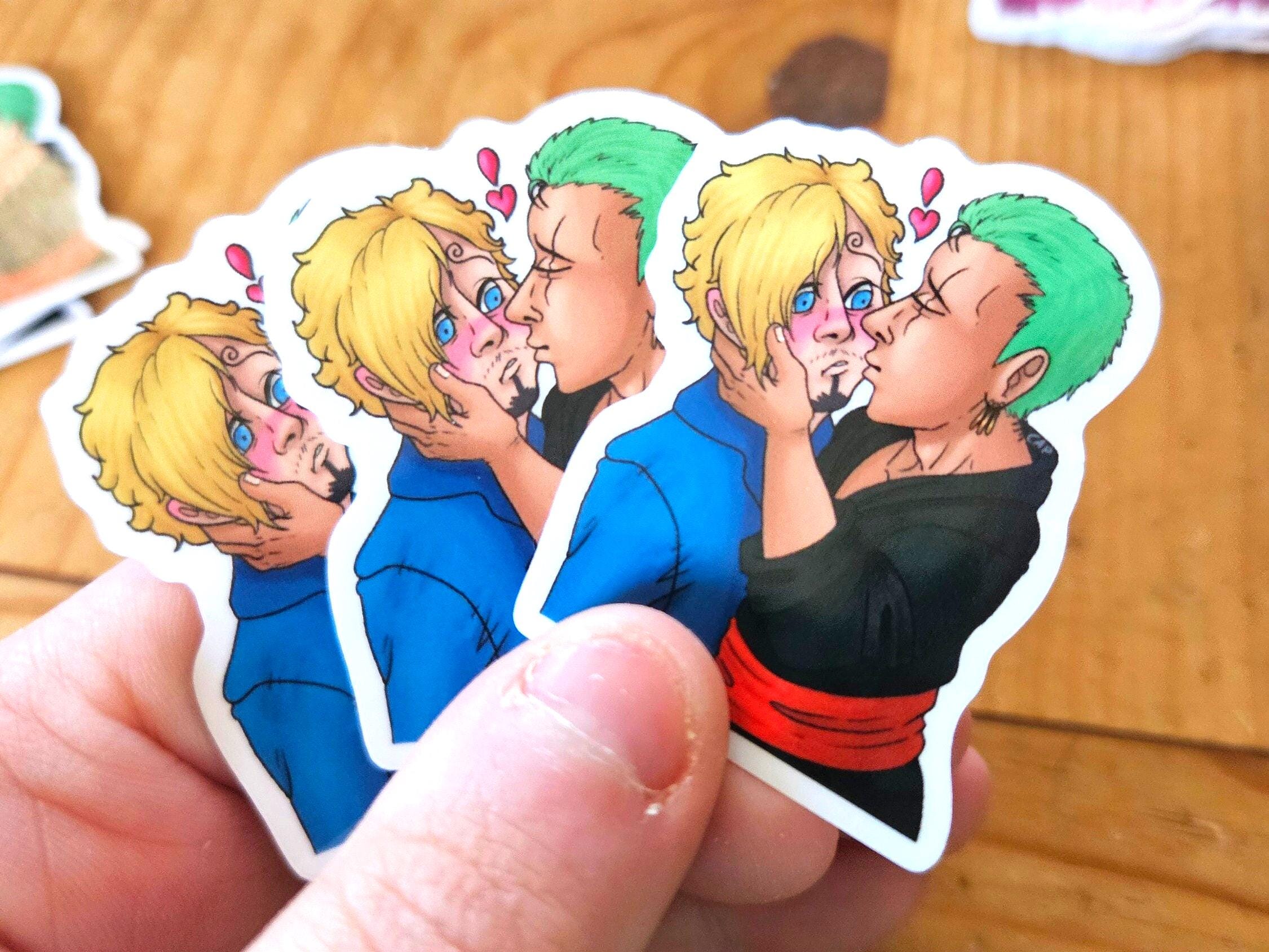 Zosan Kiss Clear Vinyl Sticker (2 Inch & 3