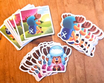 Seasonal Chopper Clear Vinyl Sticker