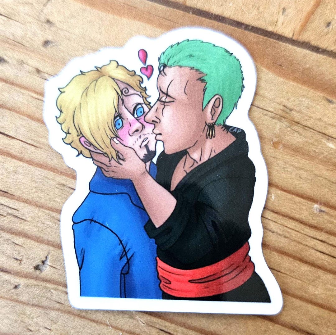 Zosan Kiss Clear Vinyl Sticker (2 Inch & 3