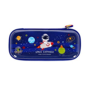 Legami - Trousse Wonderwow Space, 2 Compartiments et Porte-Stylo intérieur, Compartiment intérieur avec Tissu en Maille, 23 x 11 x 5 cm