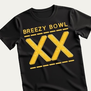 Breezy Bowl T-Shirt Design PNG:  Chris Brown Digital File (Instant Download)