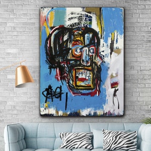 Senza titolo, 1892 di Jean Michel Basquiat, poster di Basquiat, arte murale del pittore americano, dipinto di graffiti di strada, stampa di alta qualità, regalo per
