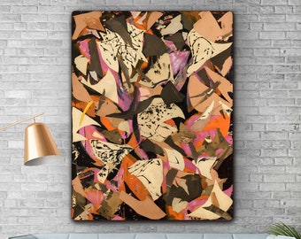 Lee Krasner „Bald Eagle” – abstrakcyjny wydruk na płótnie, 1955