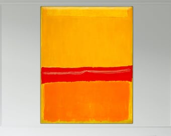 Mark Rothko No.5/No.22 Canvas Print Abstract for man cave decor